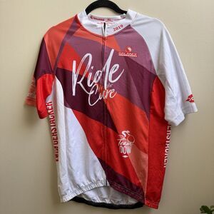 “Ride the Cure" Dow cycling jersey from 2019 Size XL